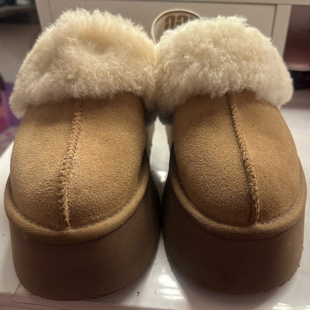 UGG platform wedge sandals